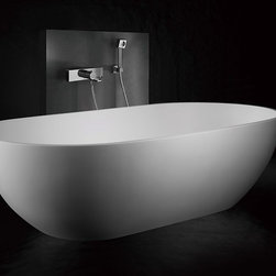 Kent 1700x850 FS Bath Matt Limestone - Bathtubs
