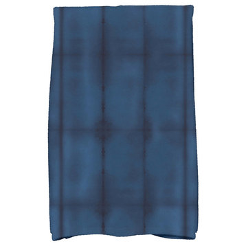 Pool, Stripe Print Hand Towel, Navy Blue