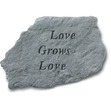 "Love Grows Love" Garden Stone