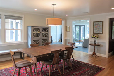 Inspiration for a dining room remodel in Boston