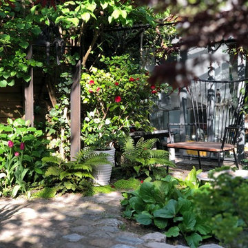 Aménagement paysager d'un jardin de ville à Malakoff...