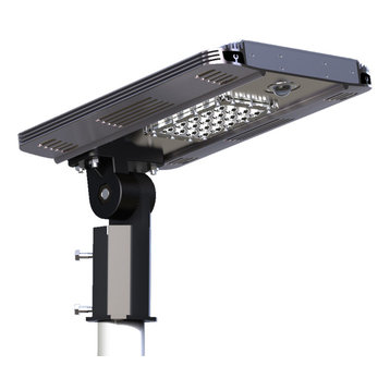 Solar Powered LED Smart Walkway Parking Sensing Light, 7w
