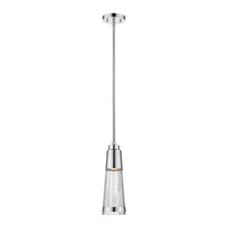 Z-Lite - Ethos 1-Light Pendant Lighting Mini, Chrome - Pendant Lighting