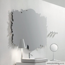Hayon Stainless Steel Decorative Mirror Large By Plumbline - Bathroom Basins