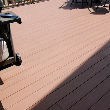 Azek deck with Aluminum rail
