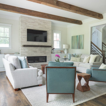 Clean and Bright Family Room