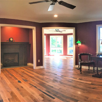 Library of Lakeside Cabin Addition and Renovation