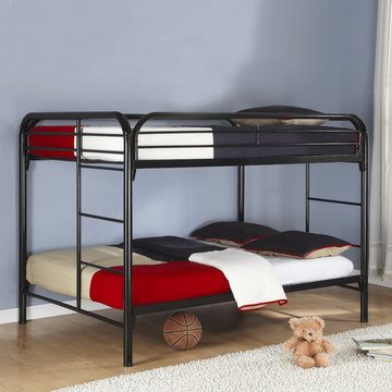 Full over Full Bunk Bed in Black