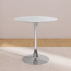 Tulip Counter Height Table, Chrome Finish