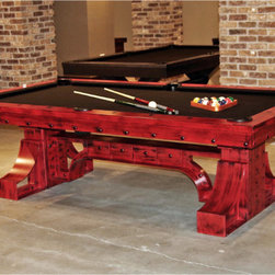Industrial Modern Urban Burgess Pool Table - Game Tables