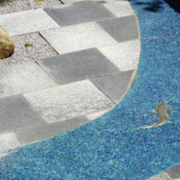 Inlaid Brass Fish in the Children's Area