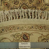 Traditional Rug, Ivory, 5'x5', Tabriz, Handmade Wool, Silk