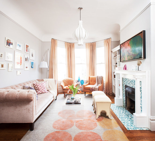 Traditional Living Room by Coddington Design