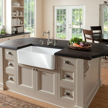 Rohl Shaws Original Single Bowl Fireclay Apron Kitchen Sink