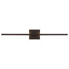 Makena 28" Dimmable Integrated Led Metal Wall Sconce, Oil Rubbed Bronze