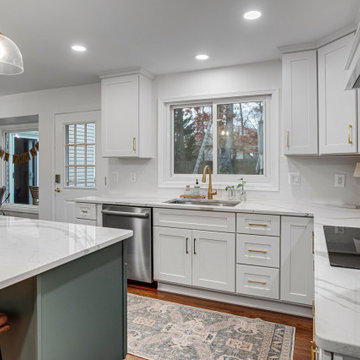 Transitional Two Finish Kitchen Remodel Woodbridge, VA | Reico
