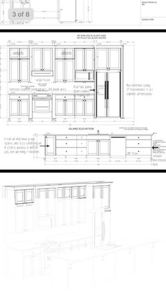 Sizes for cabinets okay??? Overhang size? And paneling??