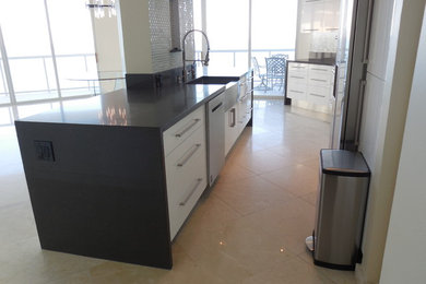 Kitchen - contemporary kitchen idea in Miami