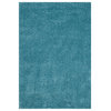 Safavieh California Shag Collection SG151 Rug, Turquoise, 6'7" Square