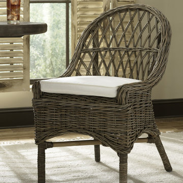 KUBU CROSS WEAVE DINING CHAIR - SET OF 2