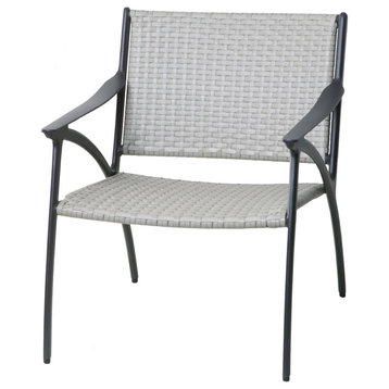 Amari Woven Lounge Chairs, Set of 2, Carbon, Mist Woven