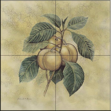 Tile Mural, Apricots by Richard Henson