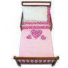 Pink Hearts Toddler Bedding Set Blanket Sheets