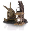Booklover Rabbit Garden Lantern