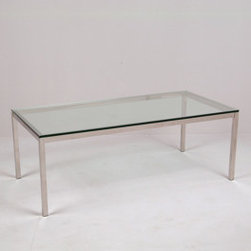 Florence Knoll: Rectangular Coffee Table Reproduction - Coffee Tables