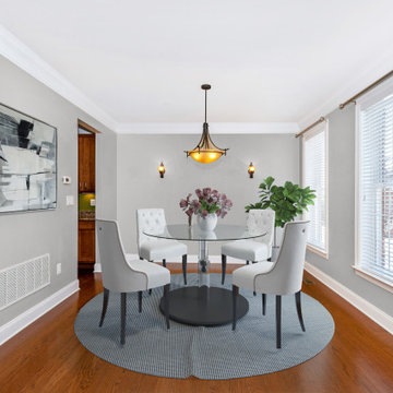 Same Dining Room Staged Multiple Ways