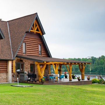 Concrete Log Siding Homes