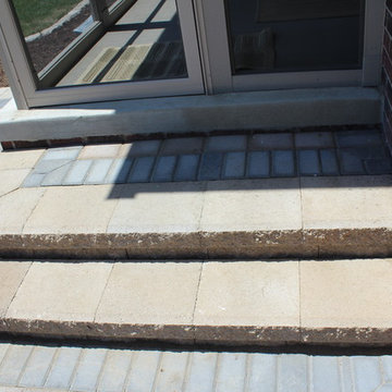 Raised Patio with Step - Fendt