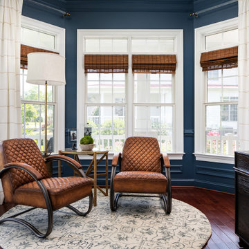 Fully Blue Home Office