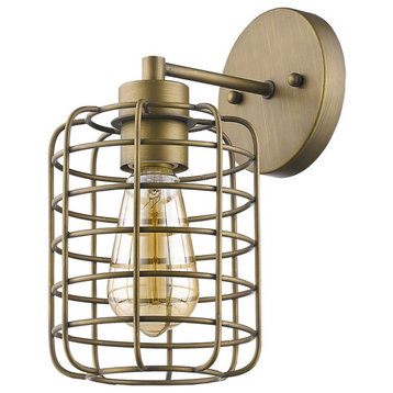 Acclaim Lynden 1-Light Wall Sconce IN41332RB - Raw Brass