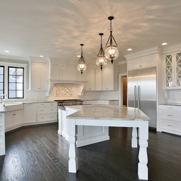 Painted White Kitchen Cabinets