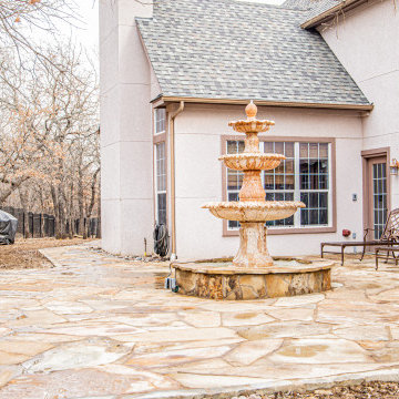 Flagstone patio