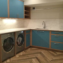 Greenwich, CT &ndash; Transitional &ndash; Laundry Room Cabinetry - Storage Cabinets