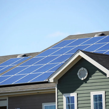 Solar panels installation