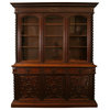 Consigned 1880 Antique French Bookcase Buffet Hunting