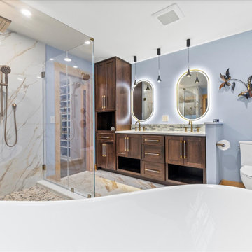 Stunning Master Bath + Closet Remodel