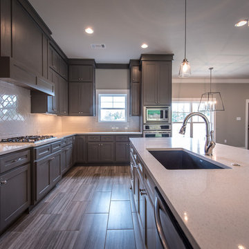 Custom Craftsman Style Open Floor Plan Kitchen