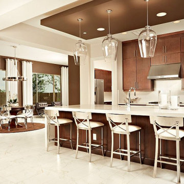 Cherry Wood Cabinets and Detailing, Kitchen Remodel in Monrovia, CA