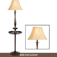 Bronze Floor Lamp with Tray | Kirkland's