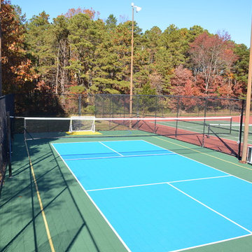 Basketball Court Conversion to Multi-Sport Court