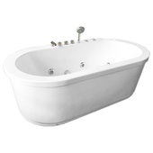 Fontana Milan Modern Indoor Whirlpool Massage Bathtub at , Whirlpool Milan