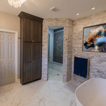 Modern Spa-Inspired Primary Bathroom Remodel