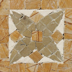Clear Green and Veined Beige - Tile