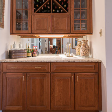A wet bar for a tiny space