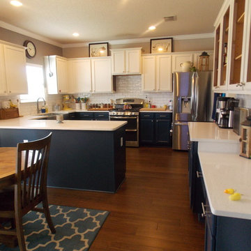 Hint of Blue- Kitchen Remodel
