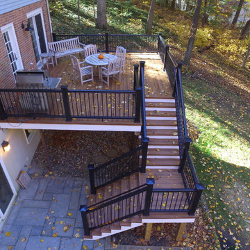 Zuri Deck (Walnut) With Timbertech Radiance Rail